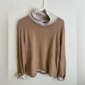Liz Claiborne Cowl‎ Neck Pullover Comfy Casual Top Petite M